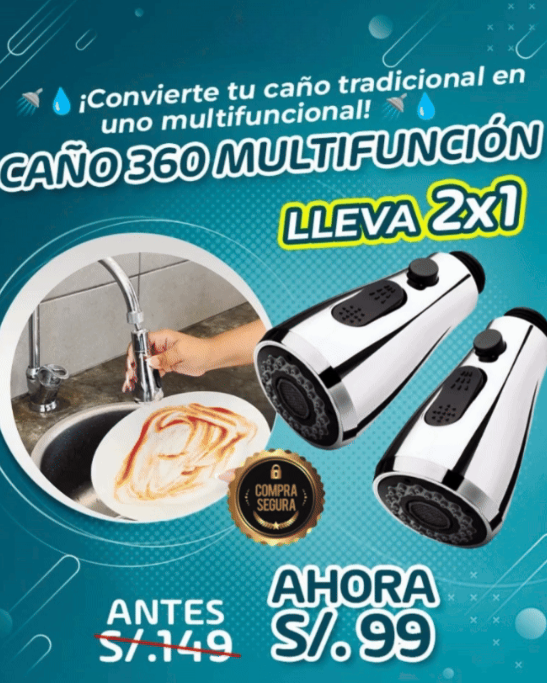 Caño 360 Multifunción